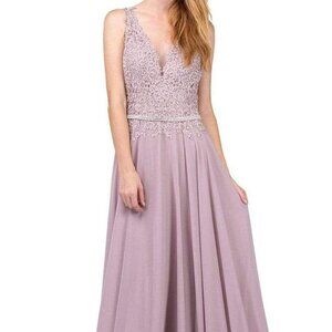 NWT Dancing Queen 2161 Prom Dress Purple size XS